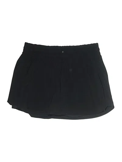 Pre-owned Z By Zella Casual Skirt In Black