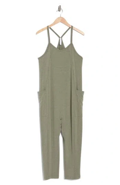 Z By Zella Change Of Heart Jumpsuit In Olive Night