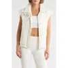Z By Zella Channel Quilted Puffer Vest In White