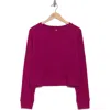 Z By Zella Cozy Hacci Pullover In Purple Boysen