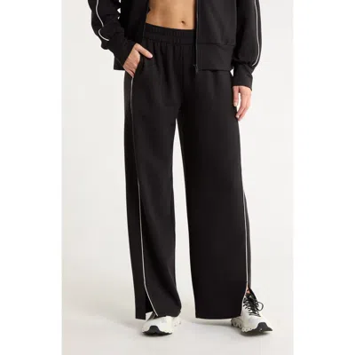 Z By Zella Cozy Scuba Knit Track Pants In Black
