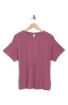 Z By Zella Easy Day Slub T-shirt In Brown