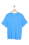 Z By Zella Easy Day Slub T-shirt In Blue Lapis