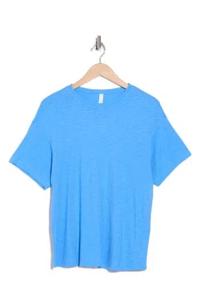 Z By Zella Easy Day Slub T-shirt In Blue Lapis
