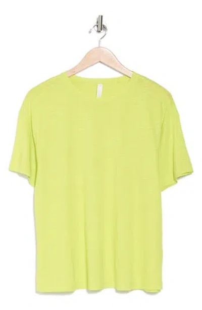 Z By Zella Easy Day Slub T-shirt In Green Primrose