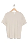 Z By Zella Easy Day Slub T-shirt In Grey Moonbeam