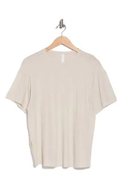 Z By Zella Easy Day Slub T-shirt In Grey Moonbeam