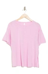 Z By Zella Easy Day Slub T-shirt In Purple Pastel