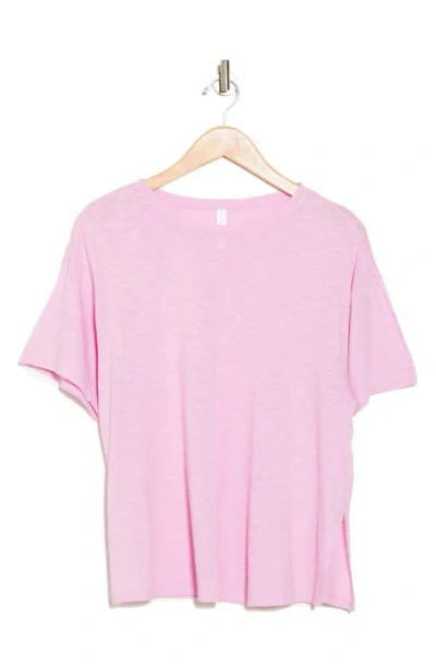 Z By Zella Easy Day Slub T-shirt In Pink