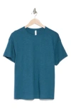 Z By Zella Easy Day Slub T-shirt In Teal Seagate