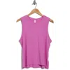 Z By Zella Easy Day Slub Tank In Pink