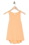 Z By Zella Easy Day Slub Tank Top In Coral Beads
