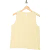 Z By Zella Easy Day Slub Tank In Yellow Flan