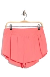 Z By Zella Elevate Pull-on Shorts In Coral Sugar