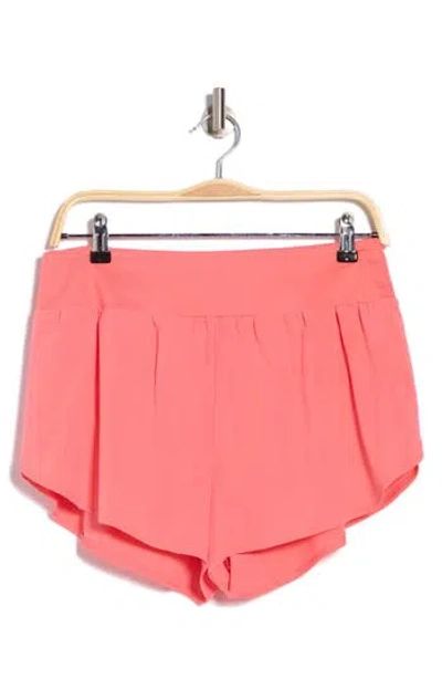 Z By Zella Elevate Pull-on Shorts In Coral Sugar
