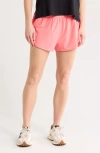 Z By Zella Elevate Pull-on Shorts In Coral Sugar
