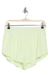 Z By Zella Elevate Pull-on Shorts In Green Limecream