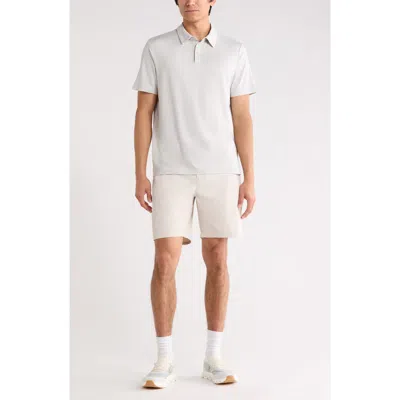 Z By Zella Energy Polo In Grey Vapor