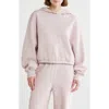 Z By Zella Feather Fleece Cinch Hem Pullover Hoodie In Purple