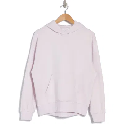 Z By Zella Feather Fleece Hoodie In Pink Ice