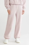 Z By Zella Feather Fleece Relaxed Joggers In Purple