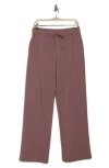 Z By Zella Feather Fleece Wide Leg Sweatpants In Purple Moon