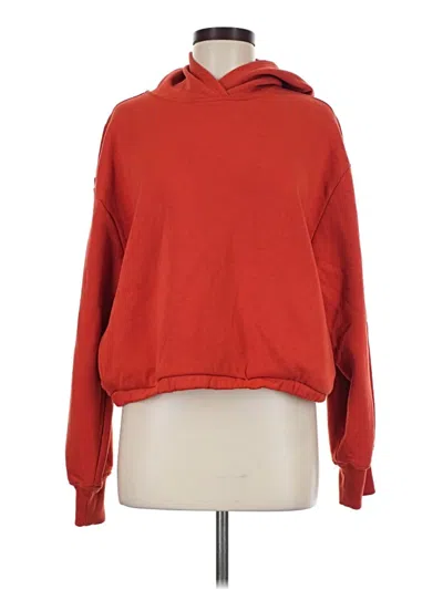 Pre-owned Z By Zella Fleece Jacket In Red