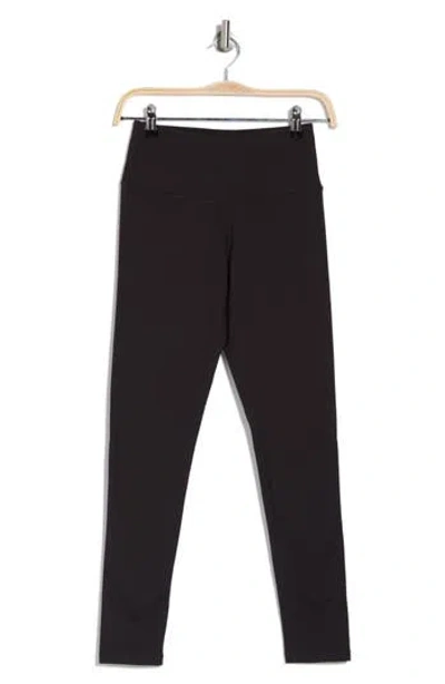Z By Zella Fleece Lined High Waist Leggings In Black
