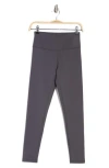 Z By Zella Fleece Lined High Waist Leggings In Grey Forged