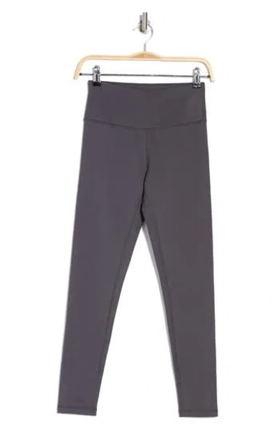 Z By Zella Fleece Lined High Waist Leggings In Grey Forged