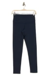 Z By Zella Fleece Lined High Waist Leggings In Navy Sapphire