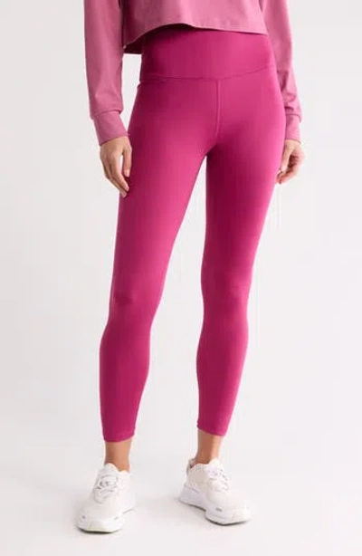 Z By Zella Fleece Lined High Waist Leggings In Purple Boysen