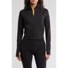 Shop Z By Zella Fleece Lined Jacket In Black