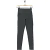 Z By Zella Fleece Lined Pocket Leggings In Animal Print
