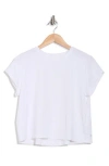 Z By Zella Flow Mesh Pleated T-shirt In White