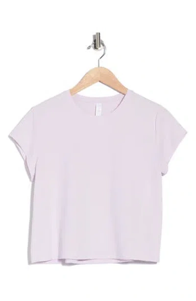 Z By Zella Flow Mesh Pleated T-shirt In Purple