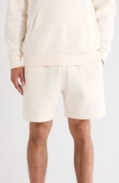 Z By Zella Freeform 7-inch Fleece Shorts In White Hot