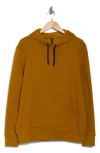 Z By Zella Freeform Cotton Blend Fleece Hoodie In Brown Gold