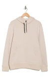 Z By Zella Freeform Cotton Blend Fleece Hoodie In Grey Pebble