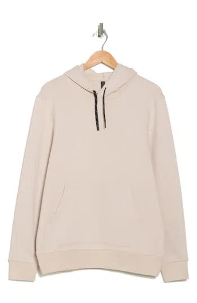 Z By Zella Freeform Cotton Blend Fleece Hoodie In Grey Pebble