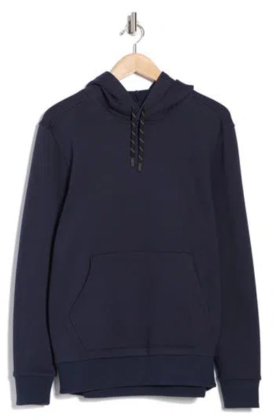Z By Zella Freeform Cotton Blend Fleece Hoodie In Navy Eclipse