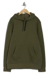 Z By Zella Freeform Cotton Blend Fleece Hoodie In Olive Night