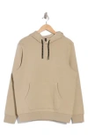 Z By Zella Freeform Cotton Blend Fleece Hoodie In Tan Aluminum