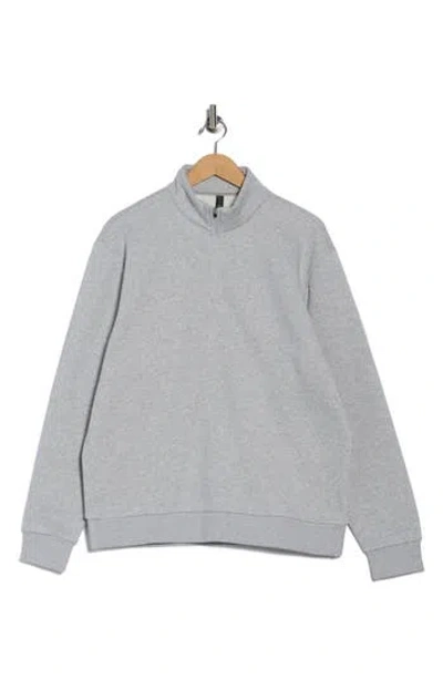 Z By Zella Freeform Fleece Quarter Zip Pullover In Gray