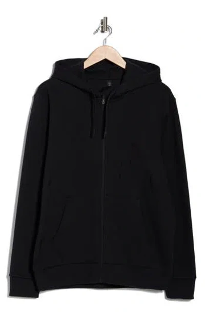 Z By Zella Freeform Fleece Zip Hoodie In Black