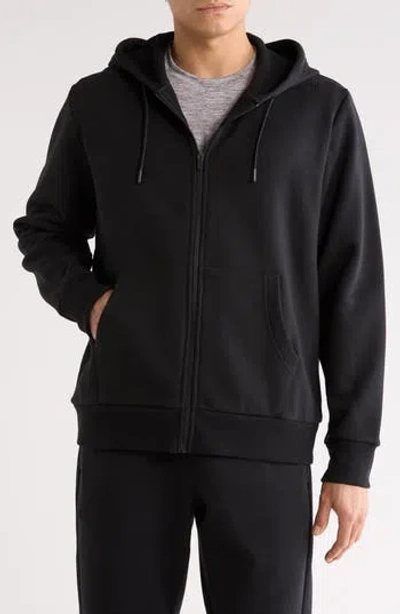 Z By Zella Freeform Fleece Zip Hoodie In Black