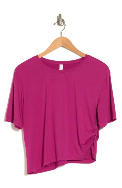 Z By Zella Heart Center Asymmetric T-shirt In Pink