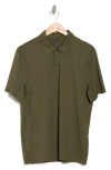 Z By Zella Hybrid Court Polo In Olive Night