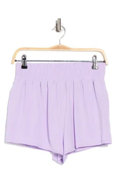Z By Zella Interval High Waist Flowy Shorts In Blue