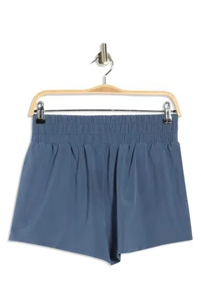 Z By Zella Interval High Waist Flowy Shorts In Blue